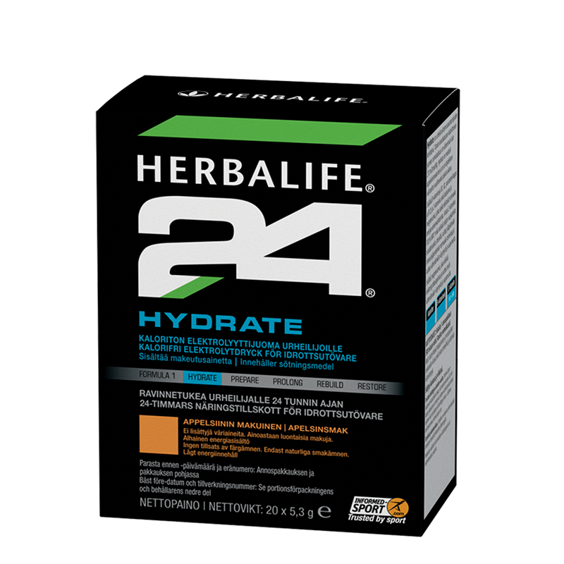 H24 Hydrate Orangegeschmack 20 x 5,3g